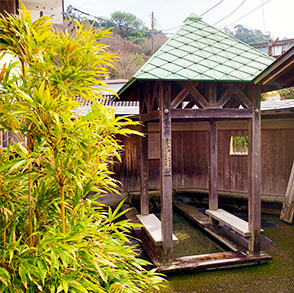 一石庵の足湯